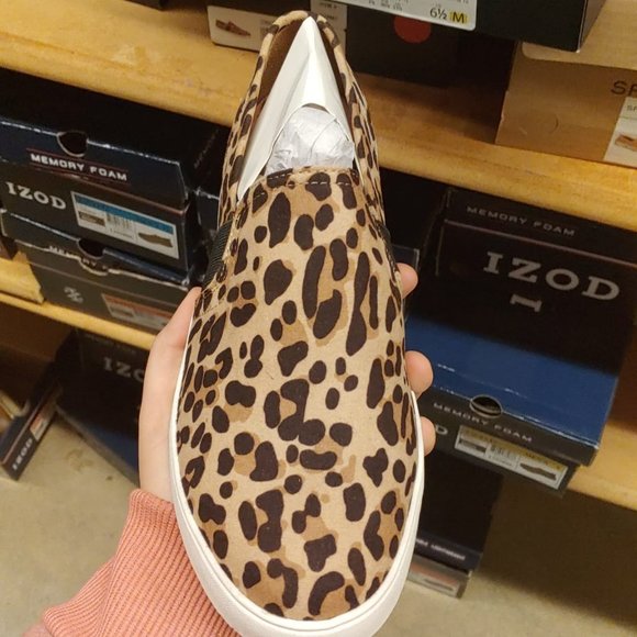 Dr. Scholl's Women's Luna Slip On Sneaker-- Leopard Tan / Black Microfiber - Picture 7 of 9
